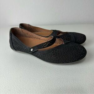 OluKai Black Nene Perf Perforated Mary Jane Shoes Size 8.5